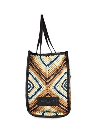 Marcella shopping bag in woven straw GIANNI CHIARINI | BS6850COMMESIR10313